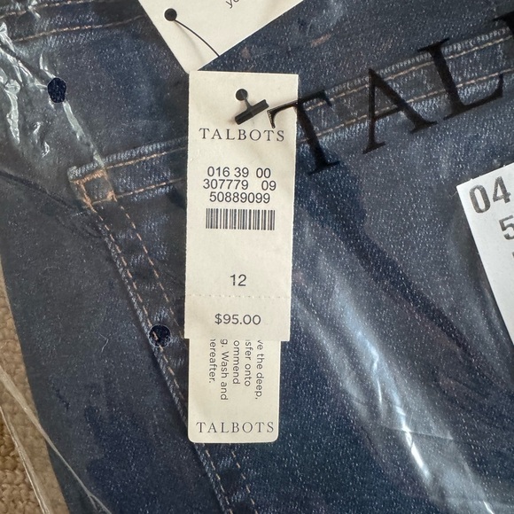 NWT Talbots Flawless 5-Pocket Jegging Jeans Saratoga Wash Size 12 - Picture 8 of 8